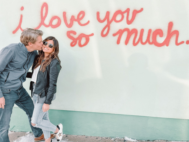 "I love you so much" wall in Austin, Texas on Jo's Coffee Wall